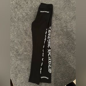 Black CHROME HEARTS leggings